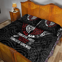 Maori Hongi Toitu Te Tiriti Quilt Bed Set Tangata Tiriti Stand With Tangata Whenua LT7 - Polynesian Pride