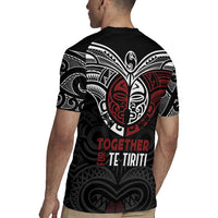 Maori Hongi Toitu Te Tiriti Rugby Jersey Tangata Tiriti Stand With Tangata Whenua LT7 - Polynesian Pride