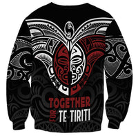 Maori Hongi Toitu Te Tiriti Sweatshirt Tangata Tiriti Stand With Tangata Whenua LT7 - Polynesian Pride