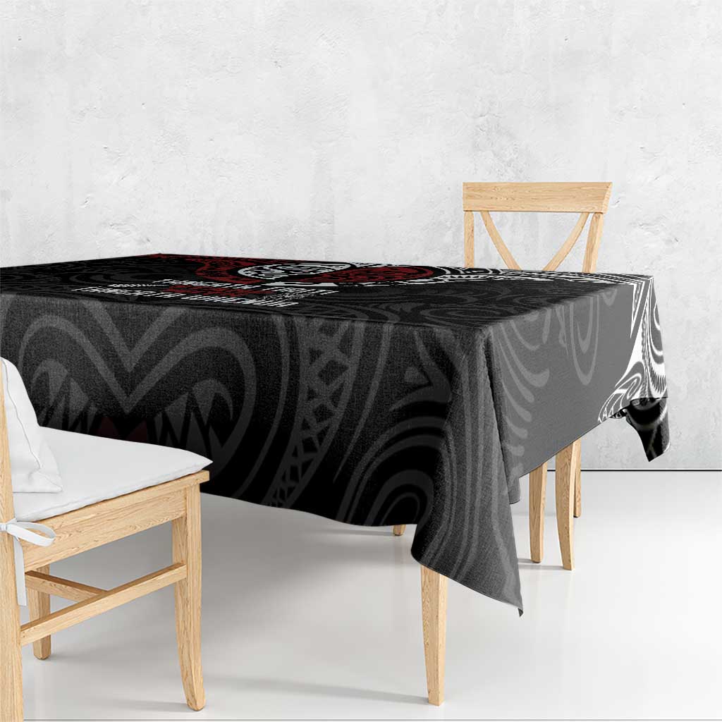 Maori Hongi Toitu Te Tiriti Tablecloth Tangata Tiriti Stand With Tangata Whenua