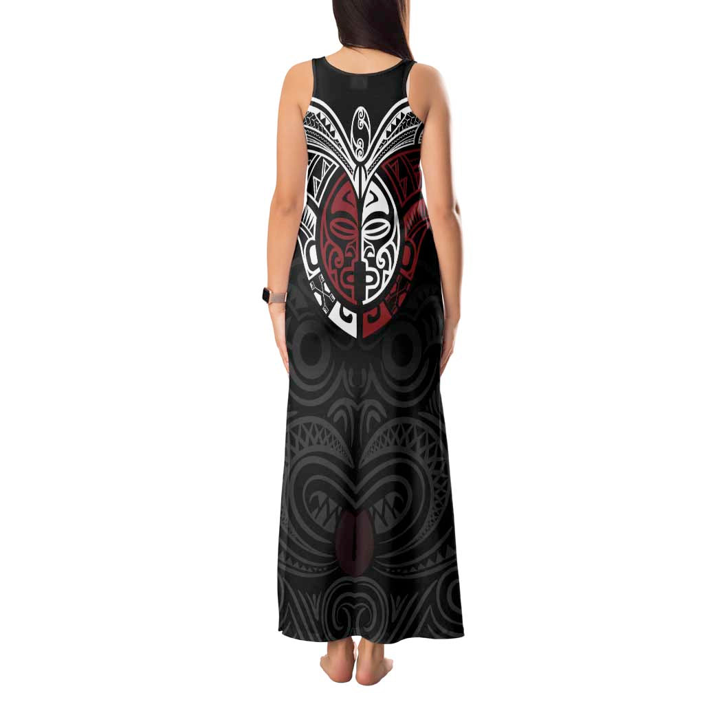 Maori Hongi Toitu Te Tiriti Tank Maxi Dress Tangata Tiriti Stand With Tangata Whenua LT7 - Polynesian Pride