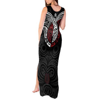 Maori Hongi Toitu Te Tiriti Tank Maxi Dress Tangata Tiriti Stand With Tangata Whenua LT7 - Polynesian Pride