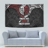 Maori Hongi Toitu Te Tiriti Tapestry Tangata Tiriti Stand With Tangata Whenua LT7 - Polynesian Pride