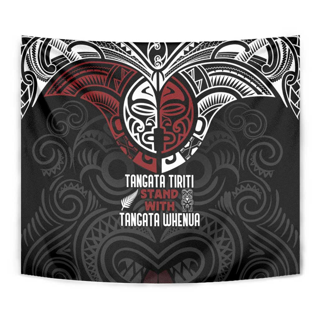 Maori Hongi Toitu Te Tiriti Tapestry Tangata Tiriti Stand With Tangata Whenua LT7 - Polynesian Pride