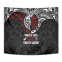 Maori Hongi Toitu Te Tiriti Tapestry Tangata Tiriti Stand With Tangata Whenua LT7 - Polynesian Pride