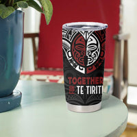 Maori Hongi Toitu Te Tiriti Tumbler Cup Tangata Tiriti Stand With Tangata Whenua LT7 - Polynesian Pride