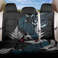 New Zealand Tui Bird Back Car Seat Cover Maori Kowhaiwhai LT7 One Size Teal - Polynesian Pride