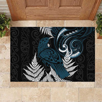 New Zealand Tui Bird Rubber Doormat Maori Kowhaiwhai