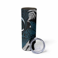 New Zealand Tui Bird Skinny Tumbler Maori Kowhaiwhai LT7 - Polynesian Pride