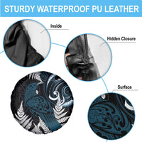 New Zealand Tui Bird Spare Tire Cover Maori Kowhaiwhai LT7 - Polynesian Pride