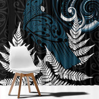 New Zealand Tui Bird Window Curtain Maori Kowhaiwhai LT7 - Polynesian Pride