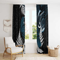 New Zealand Tui Bird Window Curtain Maori Kowhaiwhai LT7 - Polynesian Pride