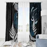 New Zealand Tui Bird Window Curtain Maori Kowhaiwhai LT7 - Polynesian Pride