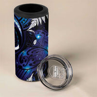 New Zealand Maori Matariki 4 in 1 Can Cooler Tumbler Tui Bird Galaxy LT7 - Polynesian Pride