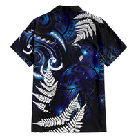 New Zealand Maori Matariki Family Matching Off The Shoulder Long Sleeve Dress and Hawaiian Shirt Tui Bird Galaxy LT7 - Polynesian Pride