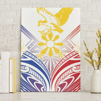 Philippines Tribal Sun Canvas Wall Art Hunting Eagle