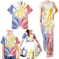 Philippines Tribal Sun Personalized Family Matching Tank Maxi Dress and Hawaiian Shirt Hunting Eagle LT7 - Polynesian Pride