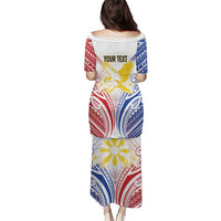 Philippines Tribal Sun Personalized Puletasi Hunting Eagle