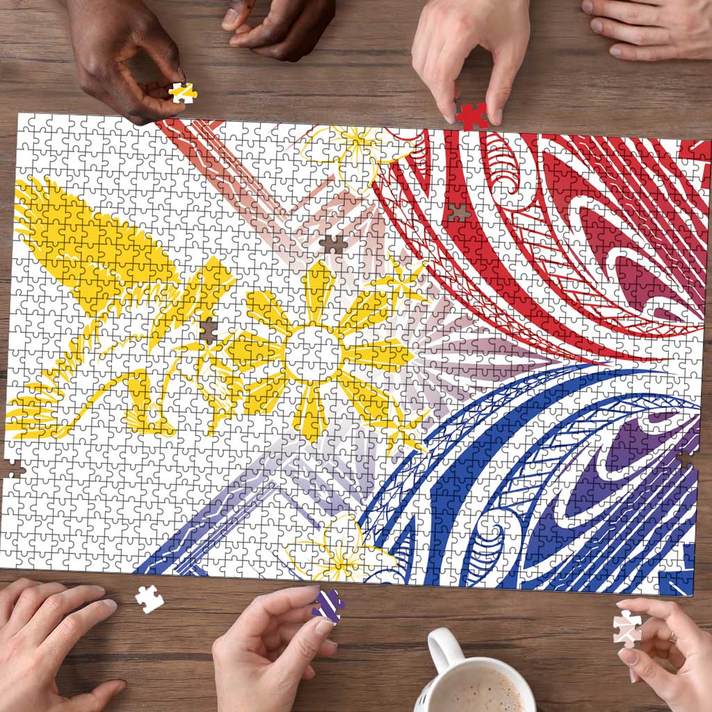 Philippines Tribal Sun Puzzle Hunting Eagle