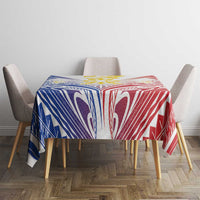 Philippines Tribal Sun Tablecloth Hunting Eagle