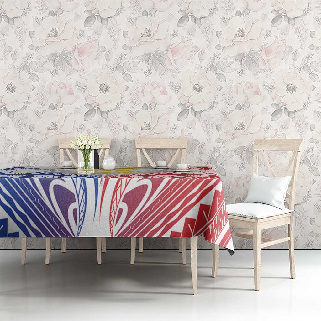 Philippines Tribal Sun Tablecloth Hunting Eagle