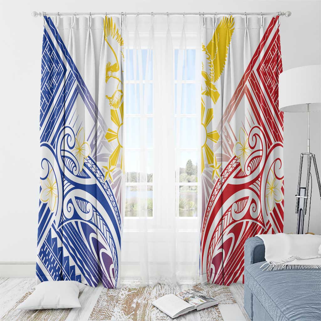 Philippines Tribal Sun Window Curtain Hunting Eagle