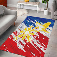 Filipino Sun and Stars Area Rug Grunge Vibes