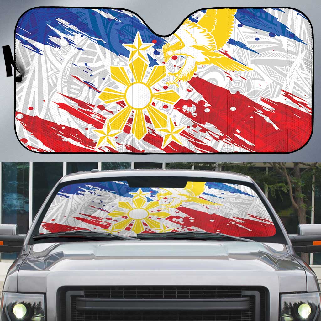 Filipino Sun and Stars Auto Sun Shade Grunge Vibes