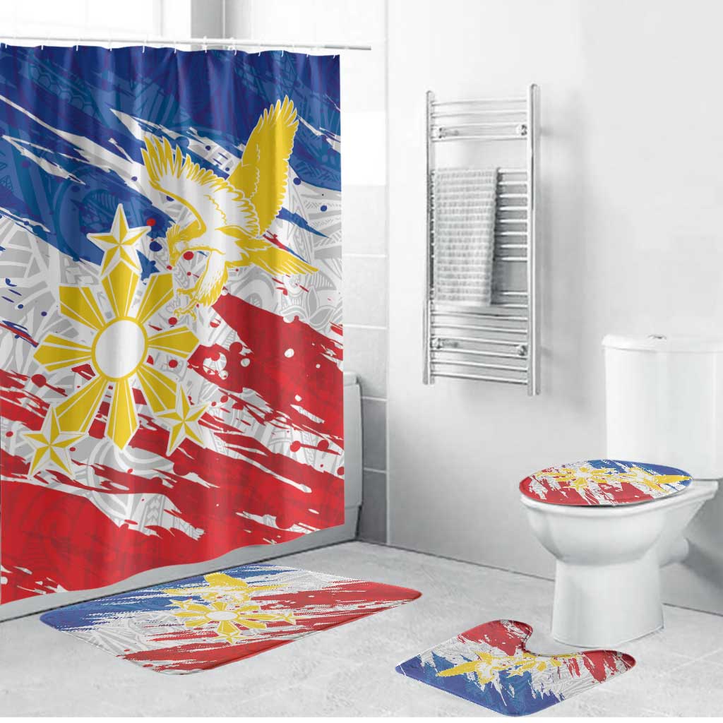 Filipino Sun and Stars Bathroom Set Grunge Vibes