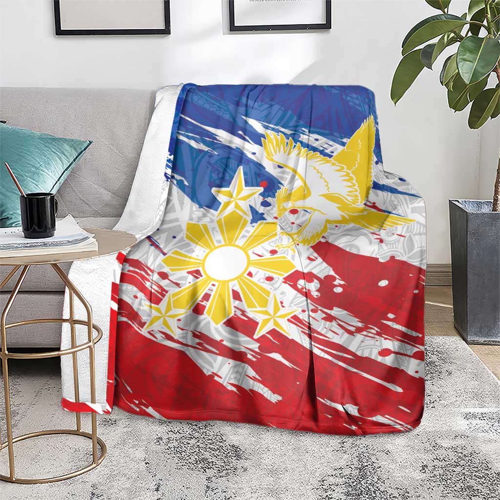 Filipino Sun and Stars Blanket Grunge Vibes