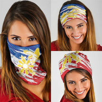 Filipino Sun and Stars Neck Gaiter Grunge Vibes