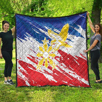 Filipino Sun and Stars Quilt Grunge Vibes