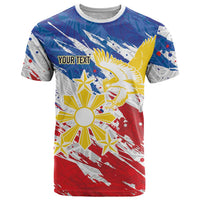 Personalized Filipino Sun and Stars T Shirt Grunge Vibes