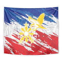 Filipino Sun and Stars Tapestry Grunge Vibes