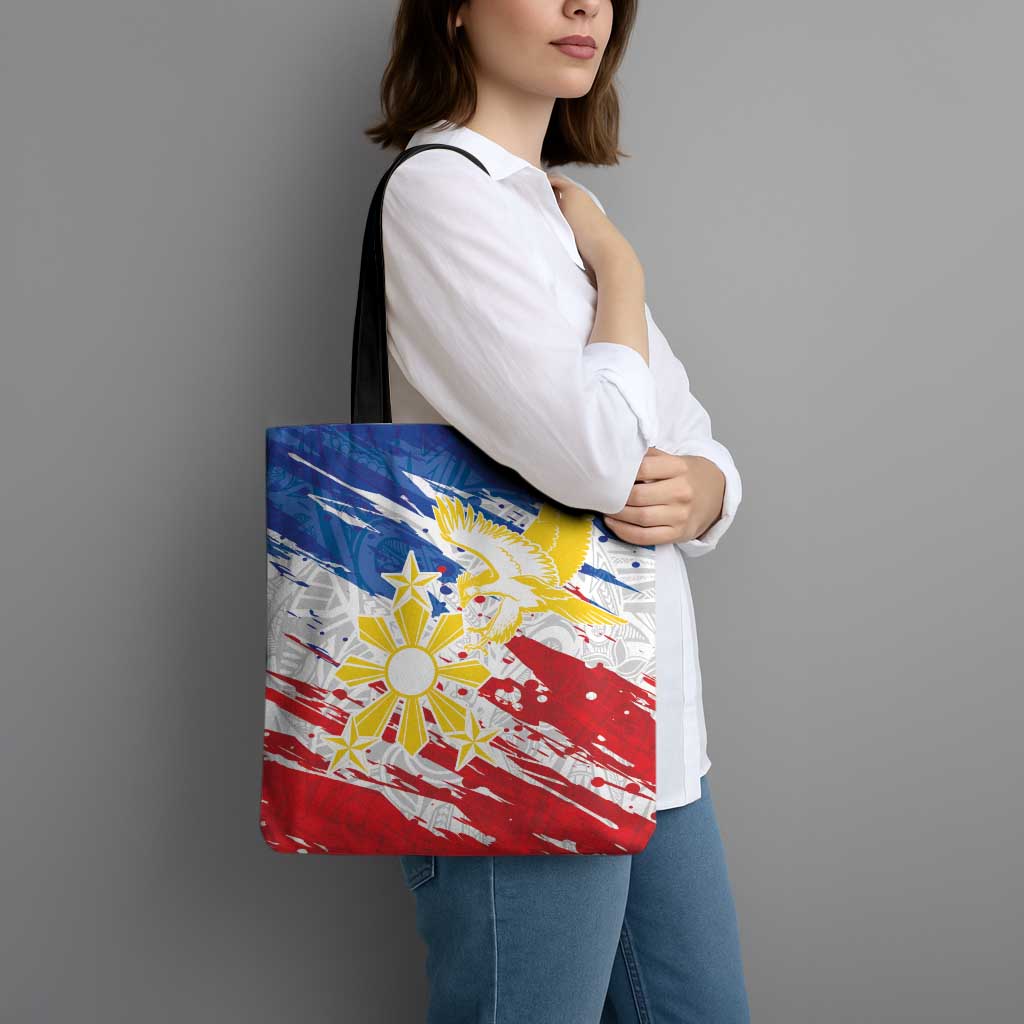 Filipino Sun and Stars Tote Bag Grunge Vibes
