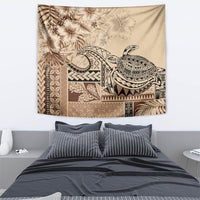 Vaiaso o le Gagana Samoa Tapestry Siapo Motif Beige LT7 - Polynesian Pride