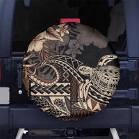 Vaiaso o le Gagana Samoa Spare Tire Cover Siapo Motif Black LT7 - Polynesian Pride