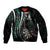 Personalized New Zealand Darts Bomber Jacket Paua Shell Koiri - Manaia