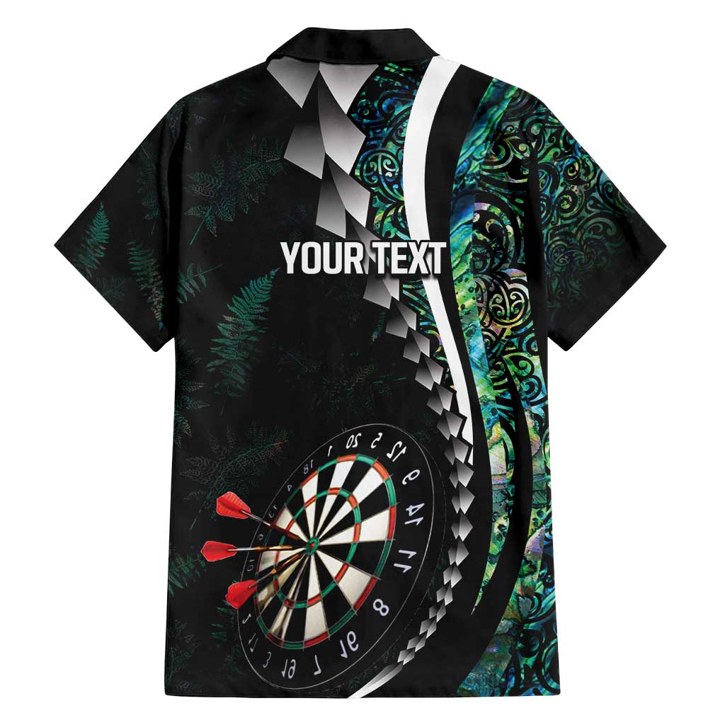 Personalized New Zealand Darts Family Matching Summer Maxi Dress and Hawaiian Shirt Paua Shell Koiri - Manaia LT7 - Polynesian Pride