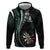 Personalized New Zealand Darts Hoodie Paua Shell Koiri - Manaia