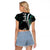 Personalized New Zealand Darts Raglan Cropped T Shirt Paua Shell Koiri - Manaia