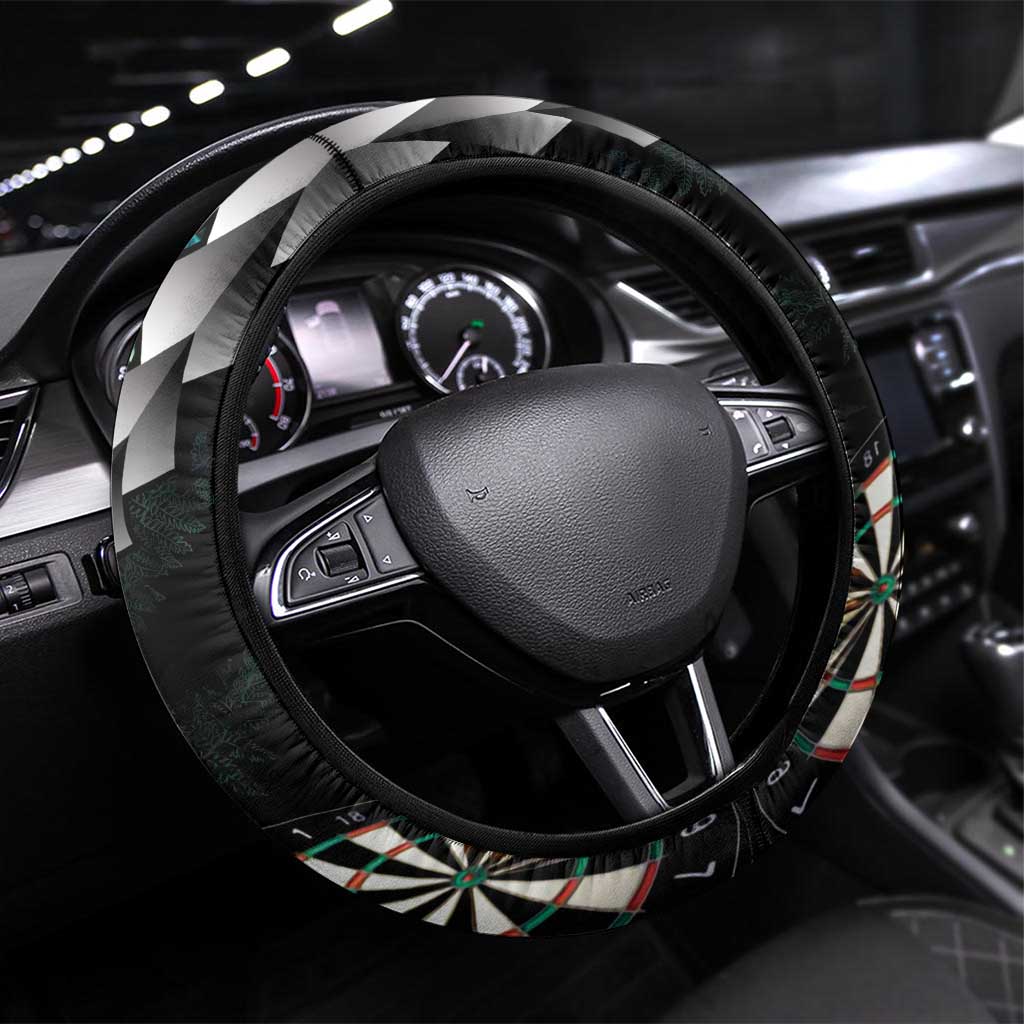 New Zealand Darts Steering Wheel Cover Paua Shell Koiri - Manaia