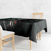 Personalized New Zealand Darts Tablecloth Paua Shell Koiri - Manaia
