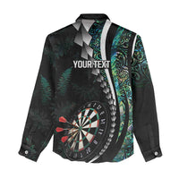 Personalized New Zealand Darts Women Casual Shirt Paua Shell Koiri - Manaia