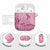 Aotearoa Maori AirPods Case Pink Fern Ribbons - Polynesian Pride