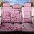 Aotearoa Maori Back Car Seat Cover Pink Fern Ribbons - Polynesian Pride