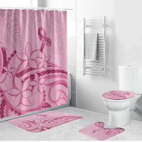 Aotearoa Maori Bathroom Set Pink Fern Ribbons LT7 Bathroom Set (4 pcs) Pink - Polynesian Pride