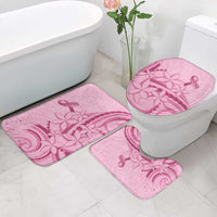 Aotearoa Maori Bathroom Set Pink Fern Ribbons LT7 - Polynesian Pride