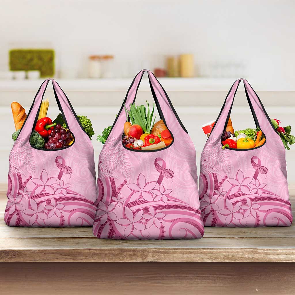 Aotearoa Maori Grocery Bag Pink Fern Ribbons - Polynesian Pride
