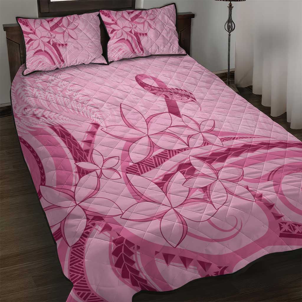 Aotearoa Maori Quilt Bed Set Pink Fern Ribbons LT7 Pink - Polynesian Pride